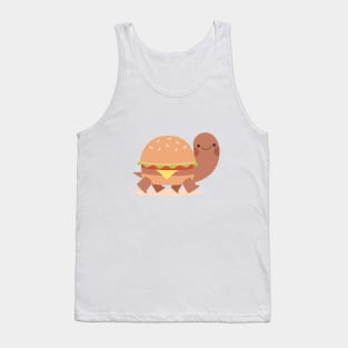 Burger turtle Tank Top